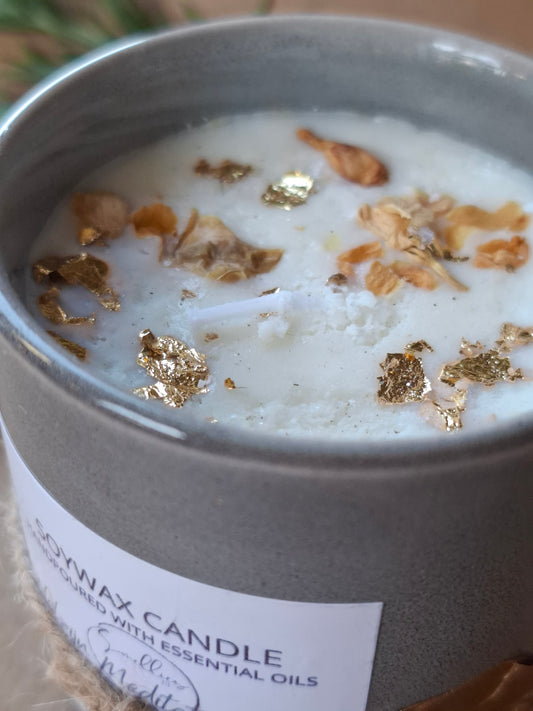 SOYWAX KAARS IN KERAMIEK