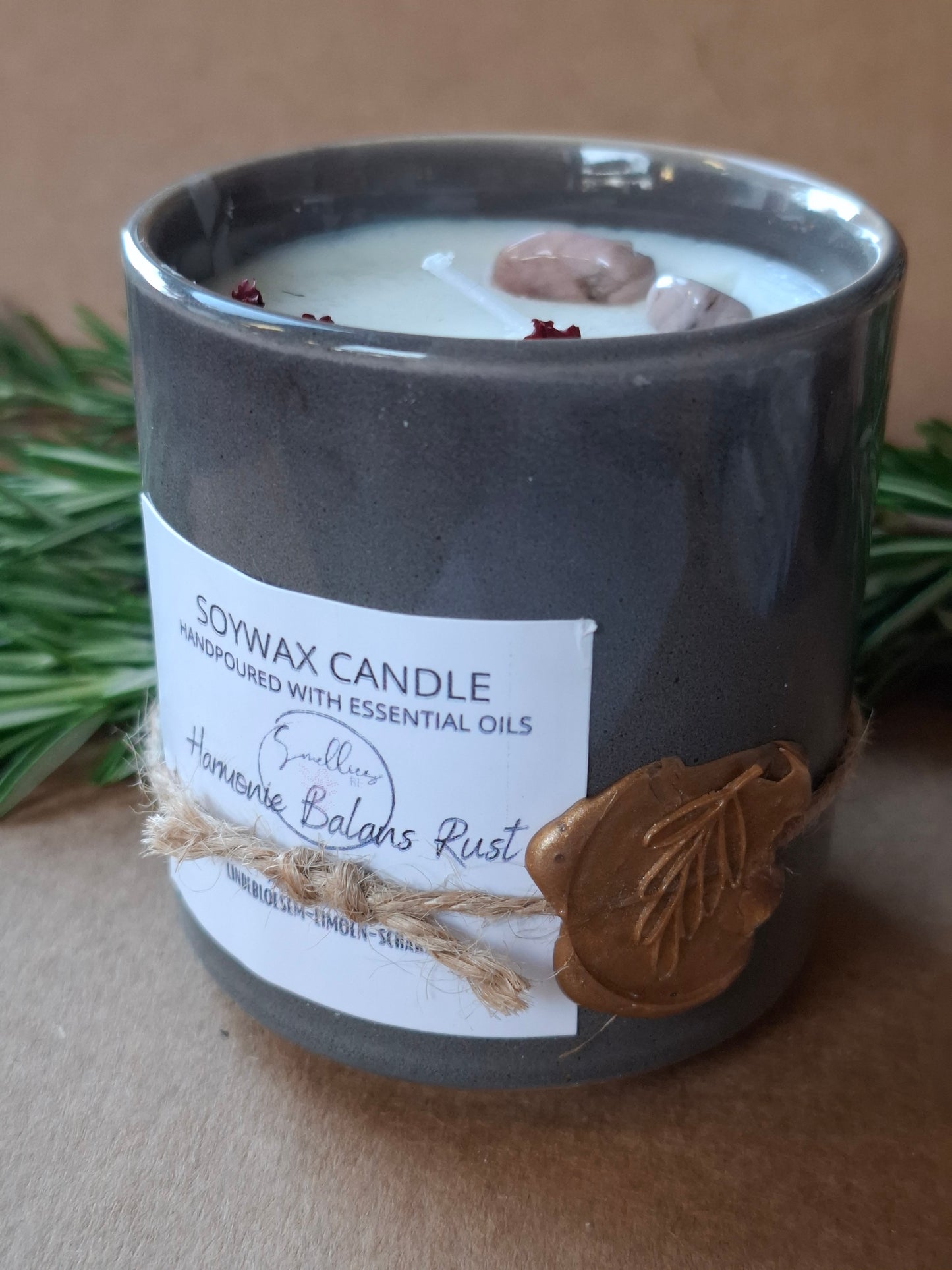 SOYWAX KAARS IN KERAMIEK