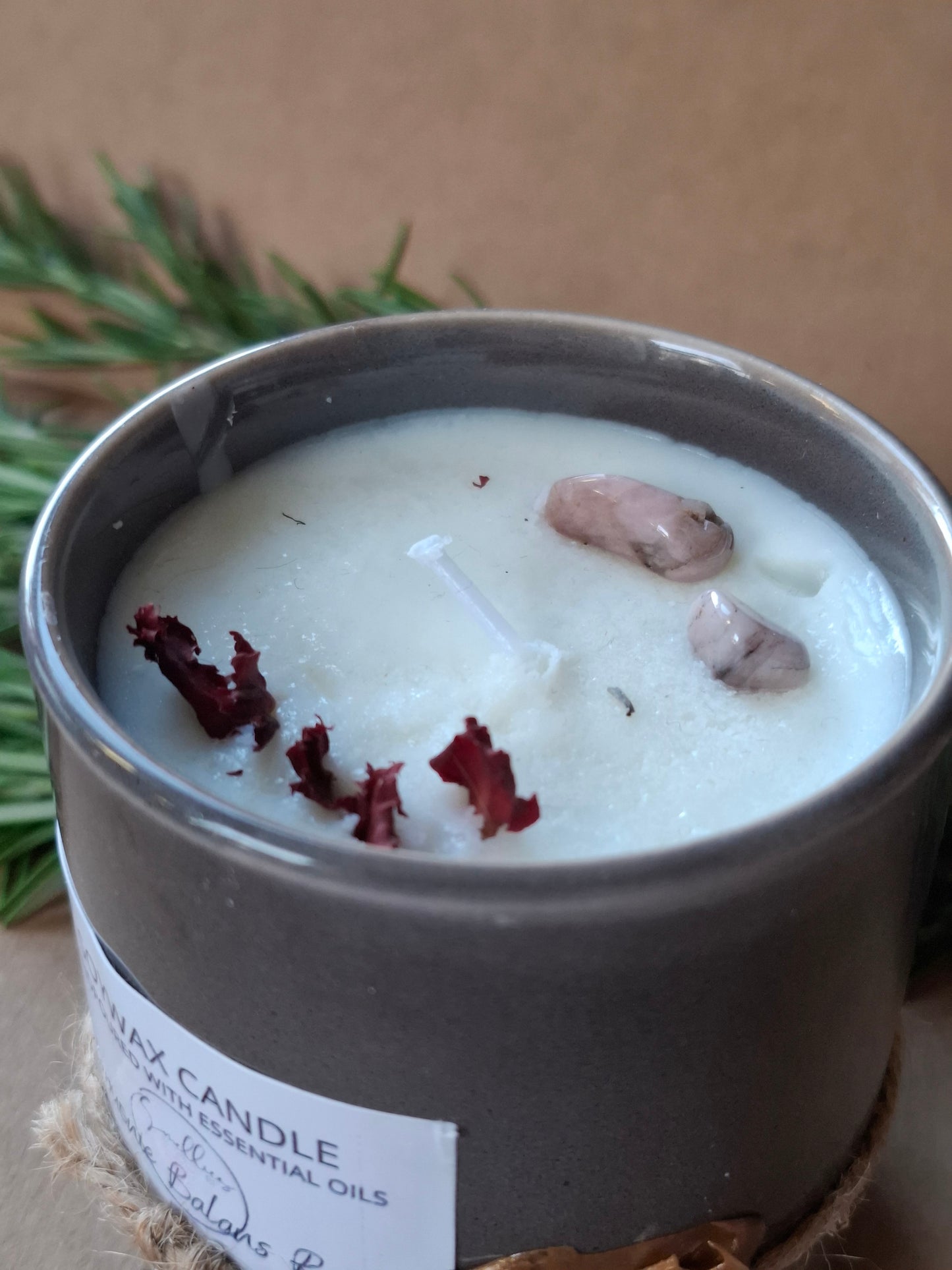 SOYWAX KAARS IN KERAMIEK